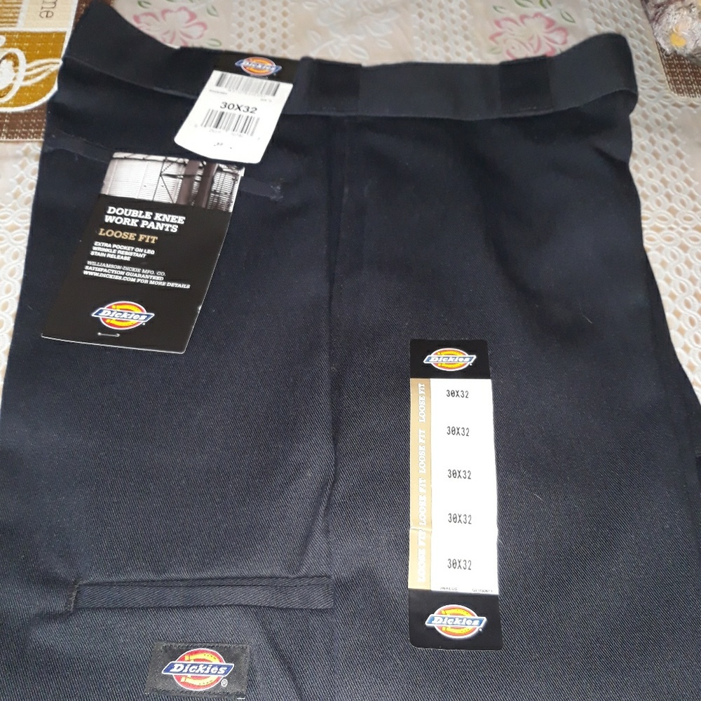 Dickies Men's Sz 30x32 Double Knee Loose Fit  Work